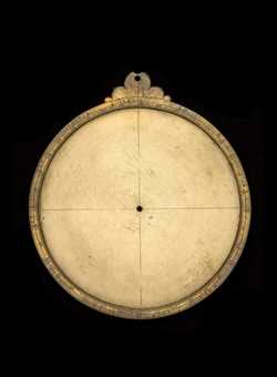 Front of astrolabe without rete or plates. Click to enlarge