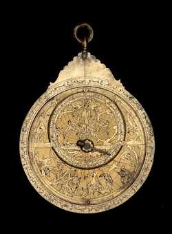 astrolabe, inventory number 50059 from Persia (?), 1789/90 (A.H.
          1204)