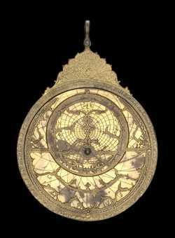 astrolabe, inventory number 50143 from Persia, ca. 1650