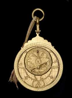 astrolabe, inventory number 50180 from Persia (?), 18th century