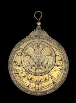 Astrolabe, by Muhammad ibn Fattuh al-Khamairi, Seville, 1224/5  (Inv. 50934)