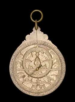 astrolabe, inventory number 51182 from Persia, 1505/06 (A.H. 911)