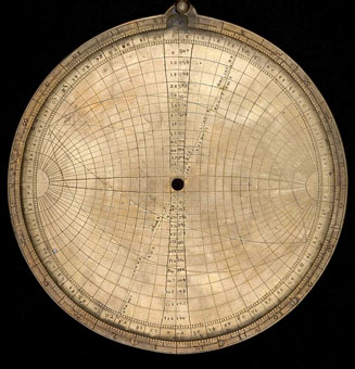 astrolabe, inventory number 52869 from Europe, ca. 1400