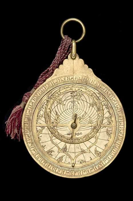 Closeup of Astrolabe, Turkish, 17th century?  (Inv. 53307)