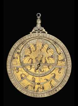 astrolabe, inventory number 53556 from North Africa, 14th century