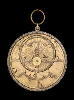 astrolabe, inventory number 53801 from Paris, ca. 1400