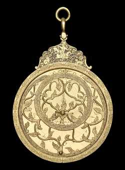 astrolabe, inventory number 54607 from Persia, 17th century