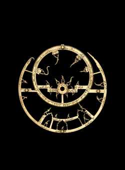 Small image of astrolabe rete separated from astrolabe. Click to enlarge.