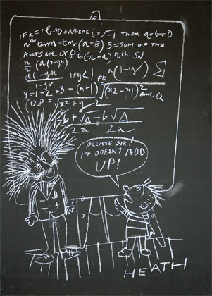 Blackboard by Michael Heath.