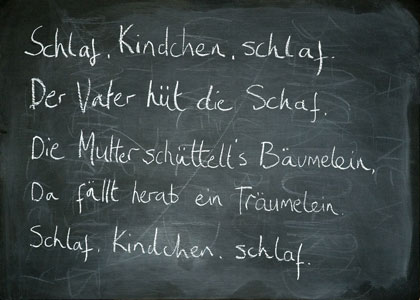 Blackboard by Myfanwy Lloyd.