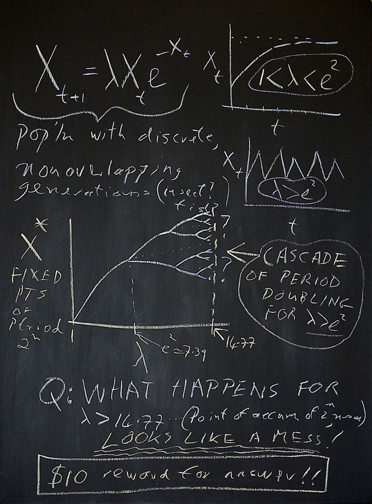 Blackboard by Robert May.