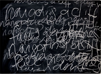 Blackboard by Cornelia Parker.