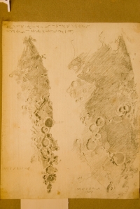 John Russell lunar drawing, 1787