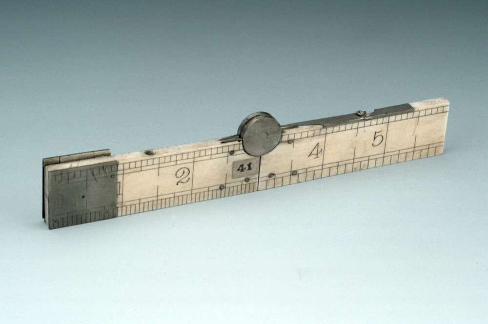 preview image for Horizontal Dial on a Folding Ruler, English, 1853