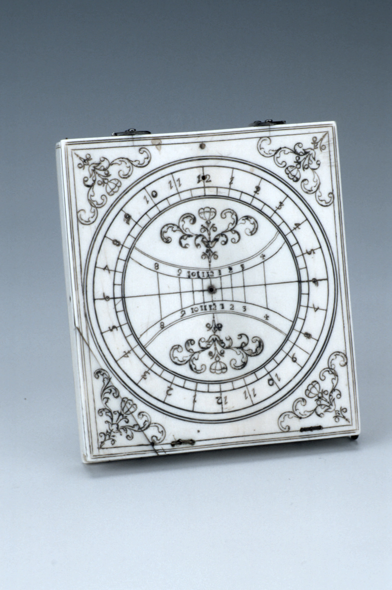 preview image for Bloud-Type Magnetic Azimuth Dial, Dieppe? France, c. 1660