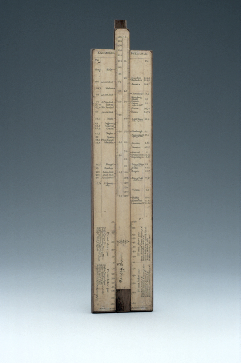 preview image for Slide Rule for Weights, Measures and Currency, by W. Cary, London, 1815