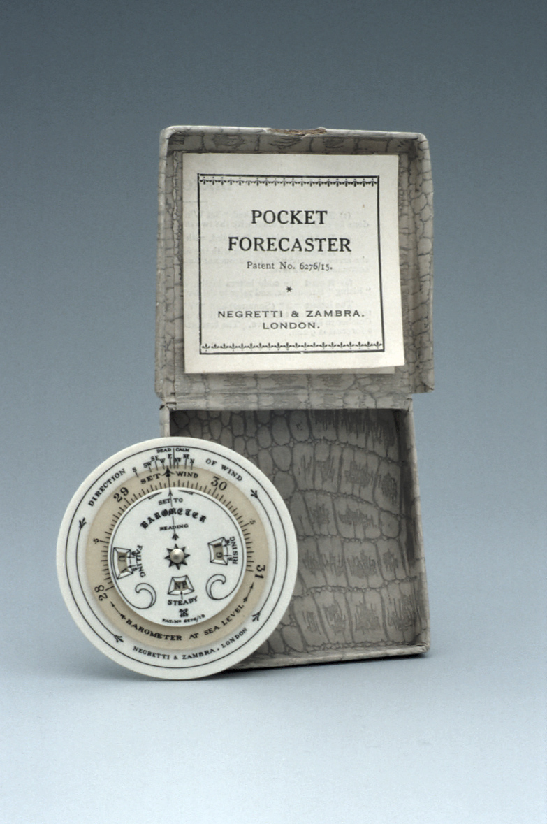 preview image for Circular Ready Reckoner or 'Pocket Forecaster' for Weather Forecasting, by Negretti & Zambra, London, c.1915