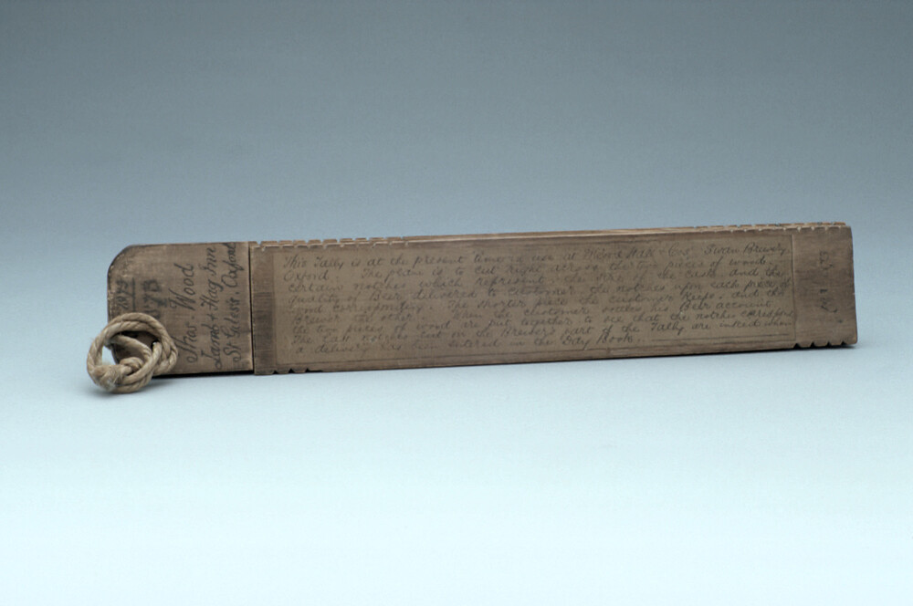 preview image for Brewer's Tally Stick, English, 1873