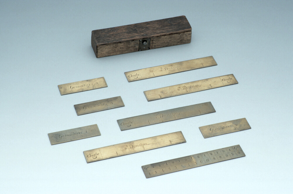 preview image for Set of Military Tokens for Demonstrating Battalion Firing, English, c. 1700
