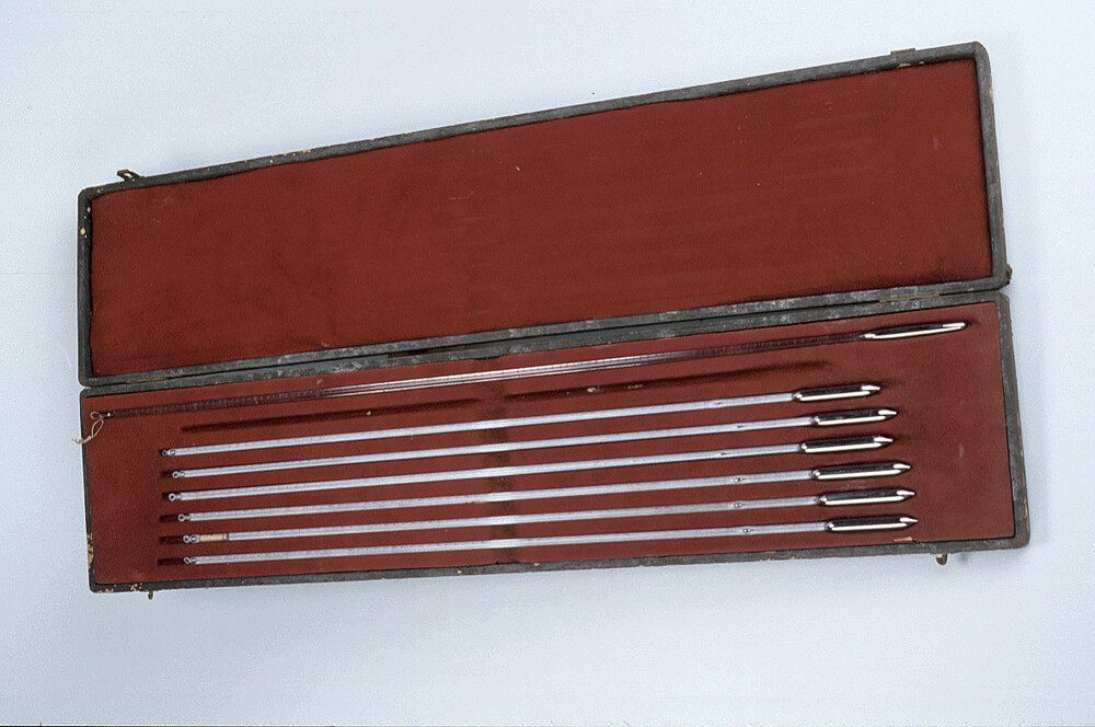 preview image for Set of Baudin Thermometers in Case, French, 1880