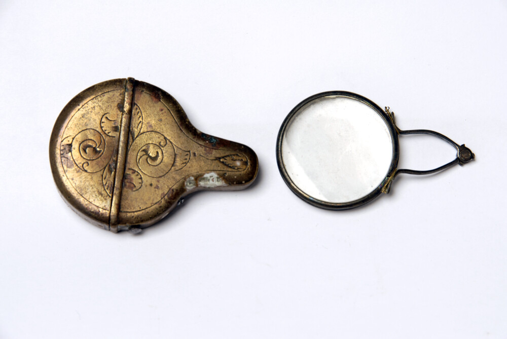 preview image for Folding Eye-Glasses and case, c.1800
