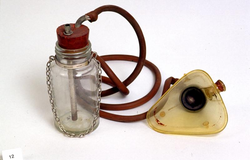 preview image for Mask and Bottle from Young Simpson Chloroform Vaporizer