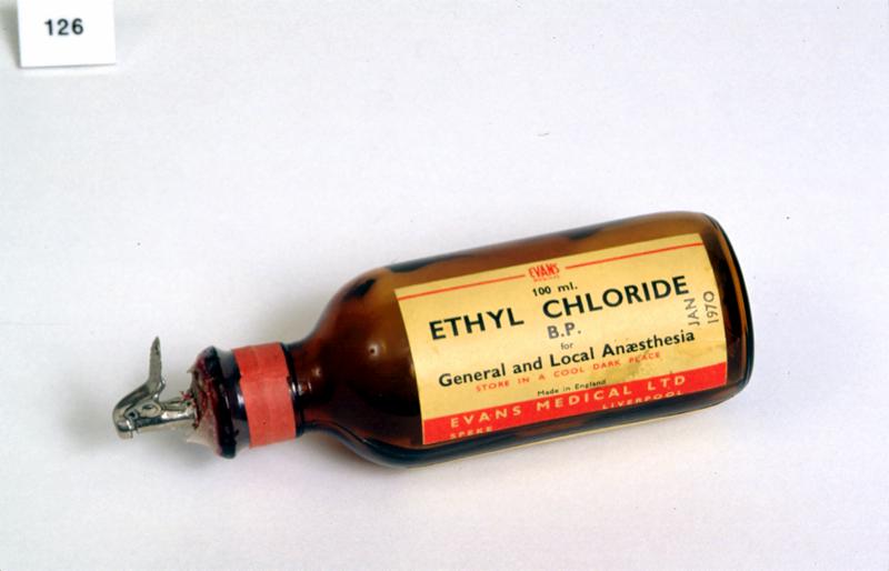 preview image for Ethyl Chloride Spray, by Evans Medical Ltd, English, 1970