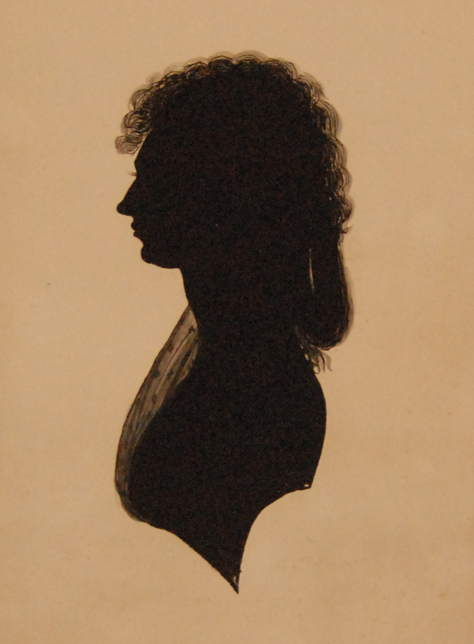 preview image for Painted Silhouette of Caroline Herschel, c.1770