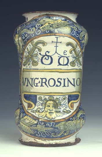 preview image for Albarello Drug Jar, Castel Durante, Mid-16th Century