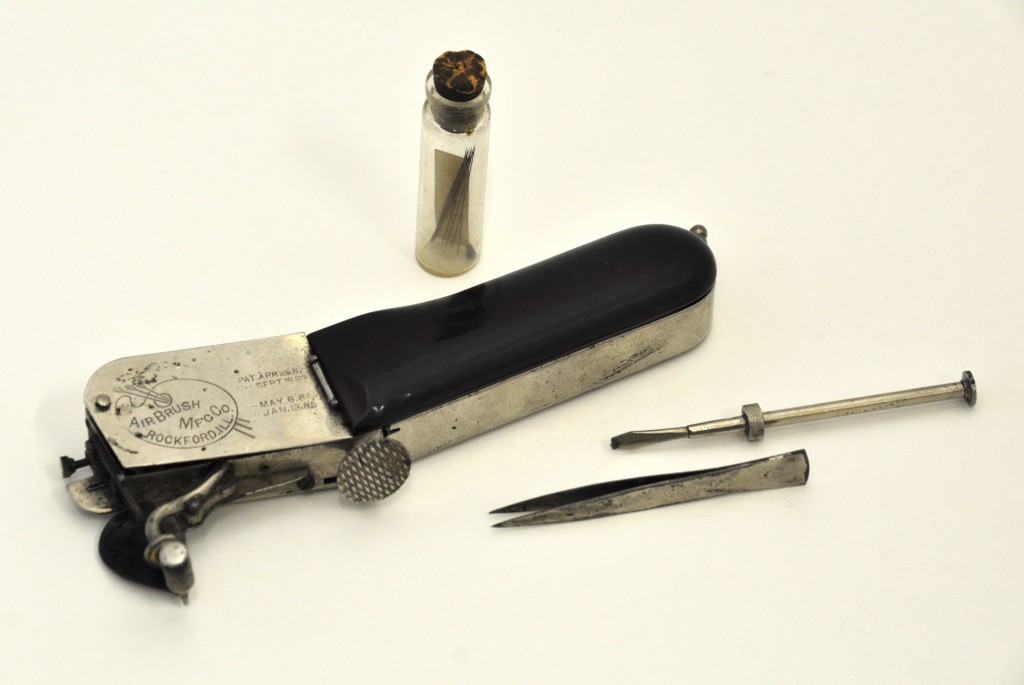 The World's First Air Brush Restored air brush by the Air Brush Manufacturing Co., c.1885.